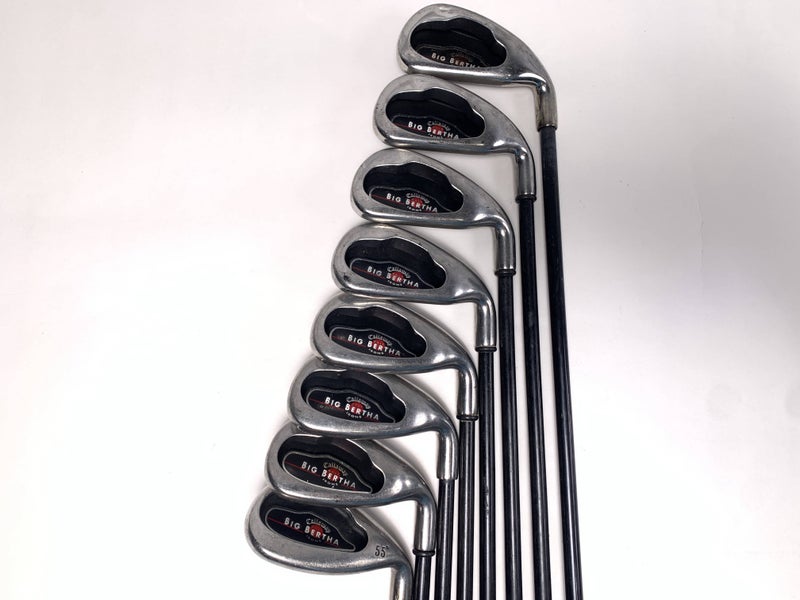 Callaway Big Bertha 2004 Iron Set 4-PW+SW RCH 75i Regular Graphite Mens RH