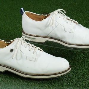 FOOTJOY DRYJOYS PREMIERE SERIES FIELD GOLF SHOES MENS 12W, WHITE ~ 53986