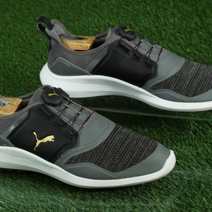 PUMA IGNITE NXT GOLF SHOES MENS 8 NXT LACE CLOSURE SPIKELESS, GRAY ~ 192245-02