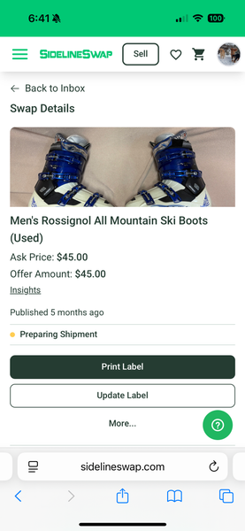 4 pairs bundled Ski Boots (Used)