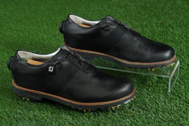 FOOTJOY PREMIERE GOLF SHOES WOMENS 7.5M BOA CLOSURE, BLACK ~ 99024, USED ONCE!!