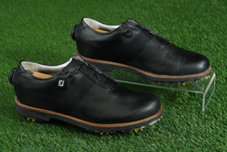 FOOTJOY PREMIERE GOLF SHOES WOMENS 7.5M BOA CLOSURE, BLACK ~ 99024, USED ONCE!!