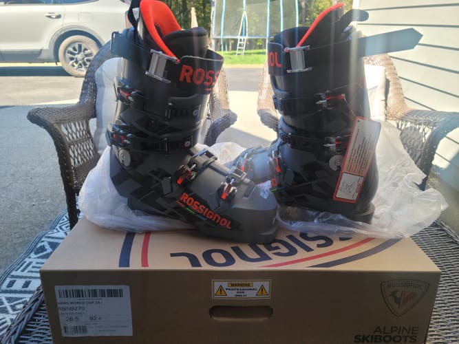Brand New Rossignol Hero World Cup ZA Ski Boots in box