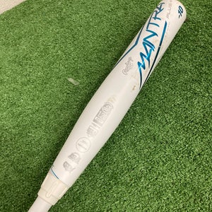 White 2023 Rawlings Mantra Composite Bat (-10) Composite 20 oz 30" (Used)