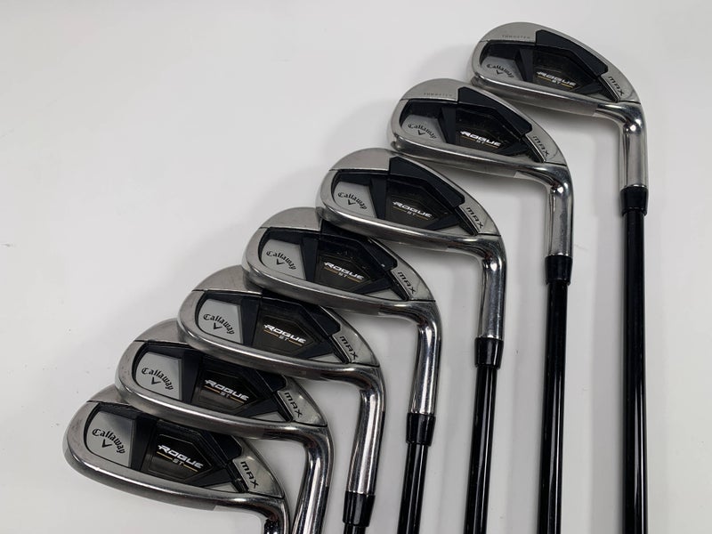 Callaway Rogue ST Max Iron Set 6-PW+AW+GW  Tensei White AV Series 85g Stiff RH