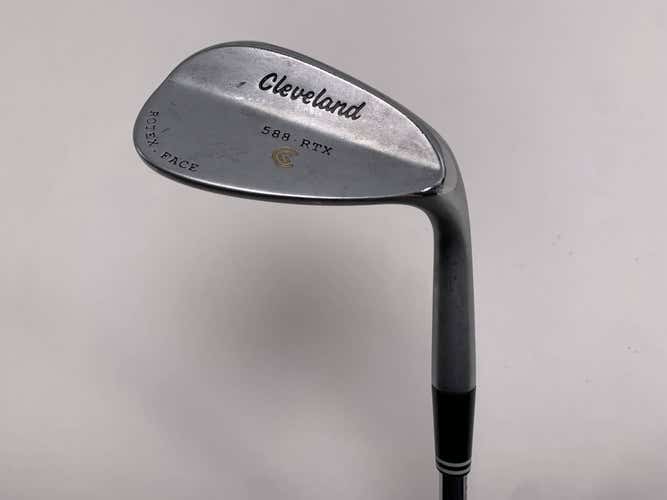 Cleveland 588 RTX Satin Chrome Gap Wedge GW 52* 10 DG RH