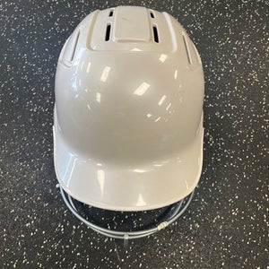 Used Adidas CLIMA COOL Batting Helmet w/Mask Beige One Size 11849-S000031545