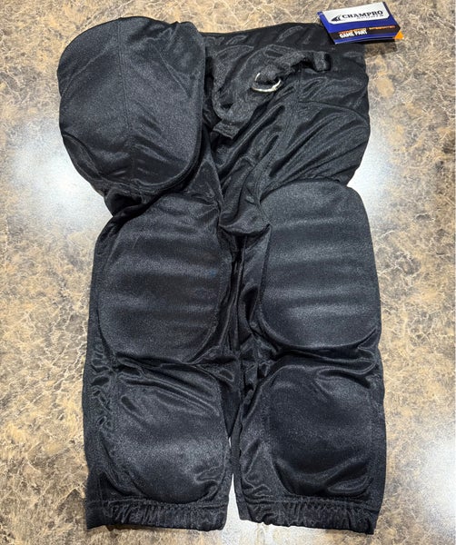Black Men's XL Youth Champro Game Pants (New)