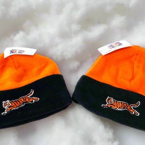 Cincinnati Bengals Vintage Late '90s NFL Youth Fleece NOS Logo Knit Hat (New)