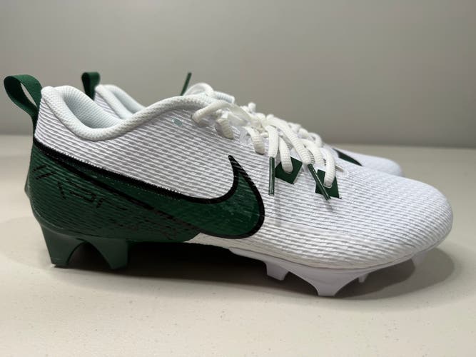 Size 10 Men’s Nike Vapor Edge Speed 360 2 White Green Football Cleats