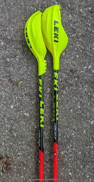 Leki WORLDCUP SL TBS Ski Poles w/WC Closed Gate Guard