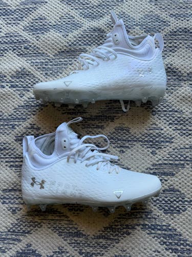 Men's Size M 8.5 (W 9.5) Under Armour Spotlight MC Mid Top Molded Cleats (New)
