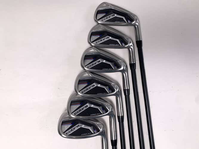 Cobra AeroJet Iron Set 6-PW+GW KBS PGI 65g Senior Graphite Mens RH