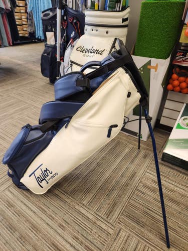 Taylormade Heritage Flextech Premium Navy Ivory Stand Bag