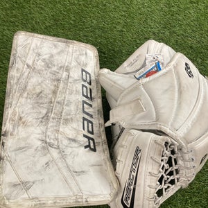 Intermediate Bauer Reactor 7000 Regular Goalie Glove & Blocker