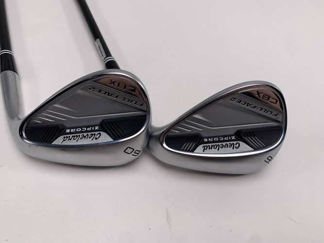Cleveland CBX Full-Face 2 Wedge Set 56* 12 60* 12 Project X Mens RH