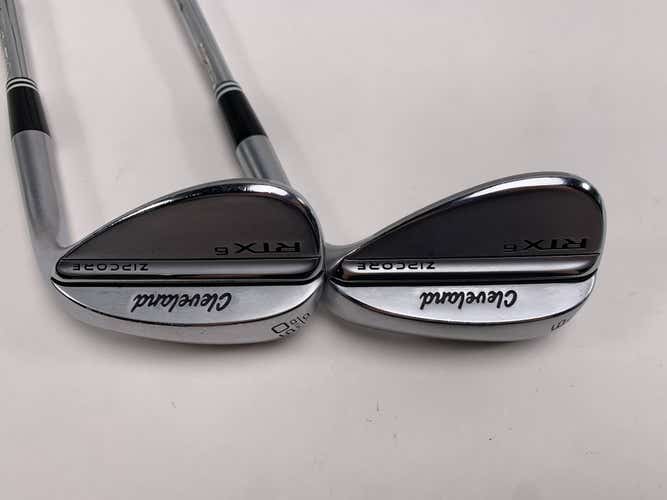 Cleveland RTX 6 ZipCore Tour Satin Wedge Set 56* 10 | 60* 10 DG Spinner RH