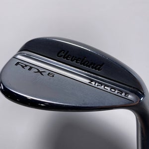 Cleveland RTX 6 ZipCore Tour Satin Sand Wedge SW 56* 10 DG Spinner Tour Mens RH