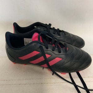 Used Adidas Soccer Cleats Black And Pink Junior 02.5 11823-S000034098