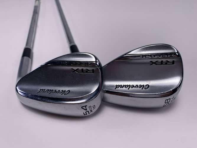 Cleveland RTX ZipCore Tour Satin Wedge Set 54*10 | 58*12 DG Tour Spinner RH