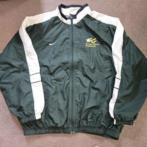 George Mason Patriots Basketball Team Issued Nike Warm Up Jacket XL