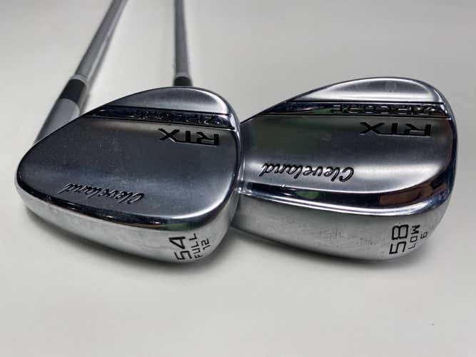 Cleveland RTX ZipCore Tour Satin Wedge Set 54*12 | 58*8 DG Tour Issue Spinner RH