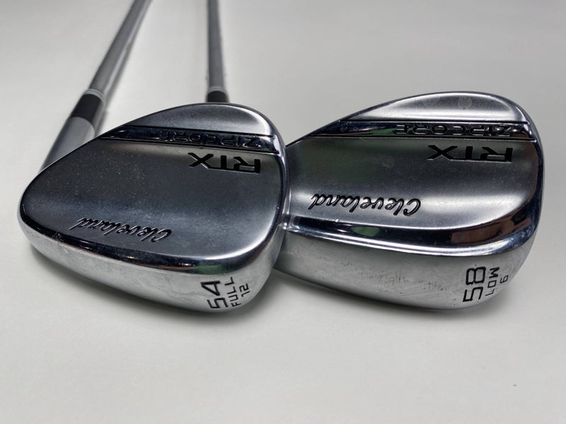 Cleveland RTX ZipCore Tour Satin Wedge Set 54*12 | 58*8 DG Tour Issue Spinner RH