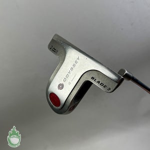 Used Right Handed Odyssey White Hot 2-Ball Blade 2 35" Putter Steel Golf Club