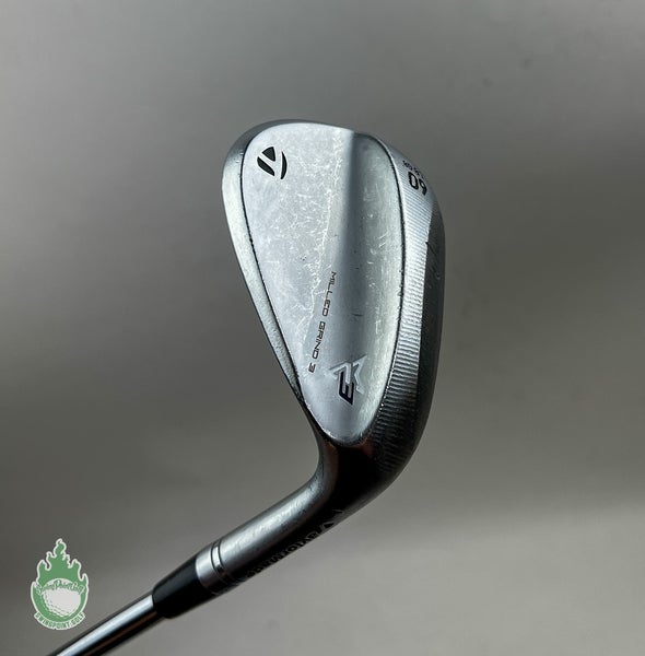 Tour Issue TaylorMade Milled Grind 3 LB 60*-08 X100 Extra Stiff Flex Steel Gold