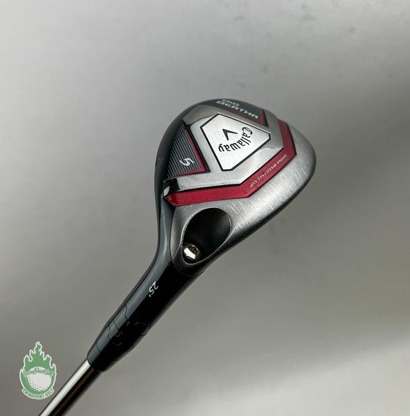 RH 2019 Callaway Big Bertha 5 Hybrid 25* Recoil Senior Flex Graphite Golf Club