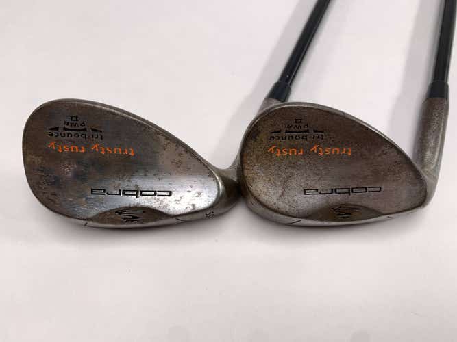 Cobra Trusty Rusty 2012 Wedge Set 55* | 59* Dark Steel Wedge Mens LH