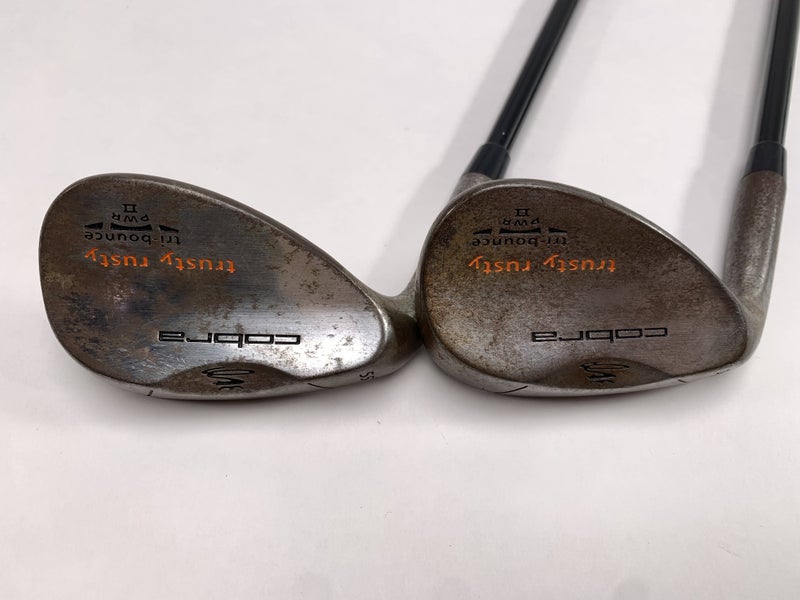 Cobra Trusty Rusty 2012 Wedge Set 55* | 59* Dark Steel Wedge Mens LH