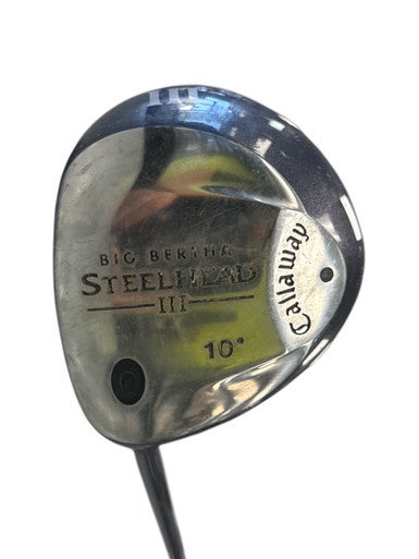 Used Callaway BIG BERTHA STEELHEAD 3 Mens Driver RH 10.0 Degree 11862-S000090602