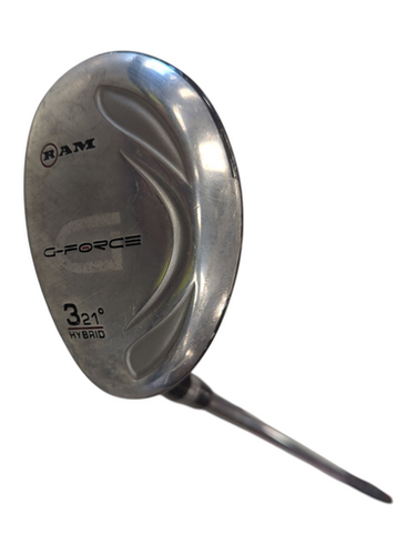 Used Ram GFORCE 3HYBRID 21 DEGREE Mens Hybrid Club LH Silver 3 Hybrid 11862-S000090576