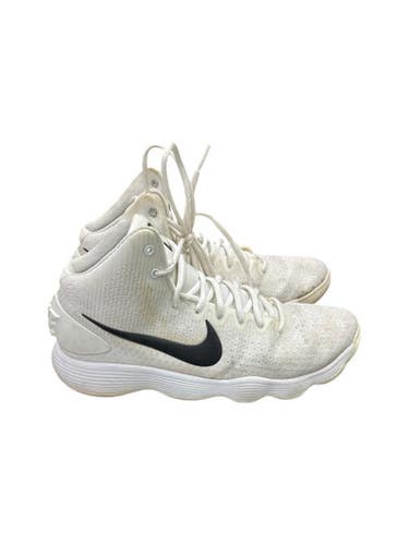 Used Nike 897808-100 WHT/BLK Basketball Shoes M White And Black Senior 11 11862-S000090571