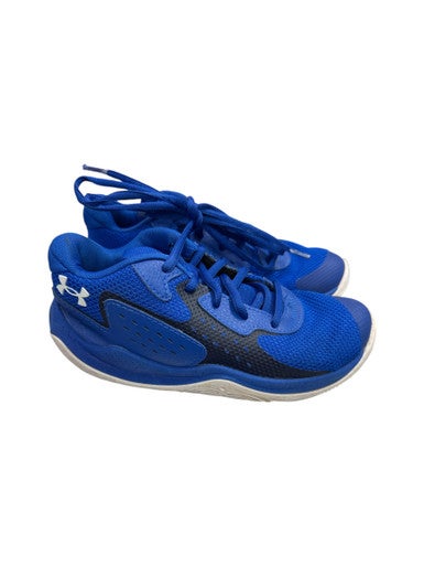 Used Under Armour 4215908013 ROY/WHT Basketball Shoes Y Royal Blue Junior 02 11862-S000090565
