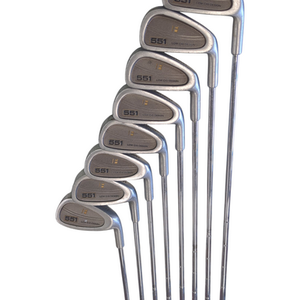Used Dunlop FOREMOST 551 3-4-5-6-7-8-9-PW Mens Package Set RH Silver 8 Piece 11862-S000090562