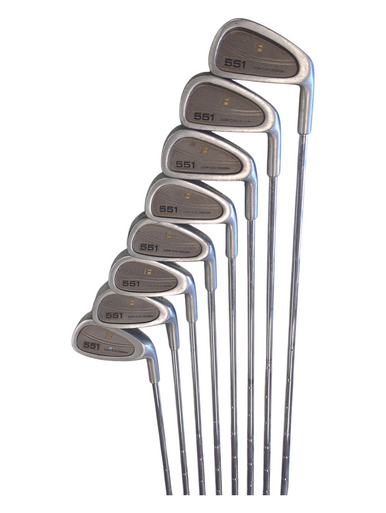 Used Dunlop FOREMOST 551 3-4-5-6-7-8-9-PW Mens Package Set RH Silver 8 Piece 11862-S000090562
