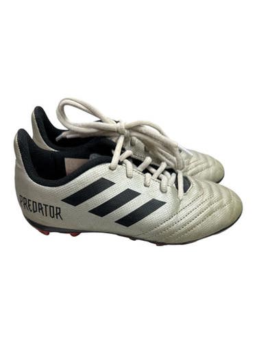 Used Adidas 122141269 Soccer Cleats Grey Junior 01 11862-S000090769