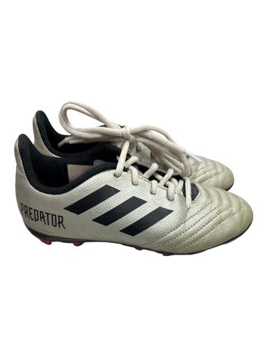 Used Adidas 122141269 Soccer Cleats Grey Junior 01 11862-S000090769