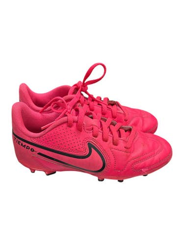 Used Nike TIEMPO DA1331-600 CLEATS Soccer Cleats Pink Junior 01 11862-S000090737