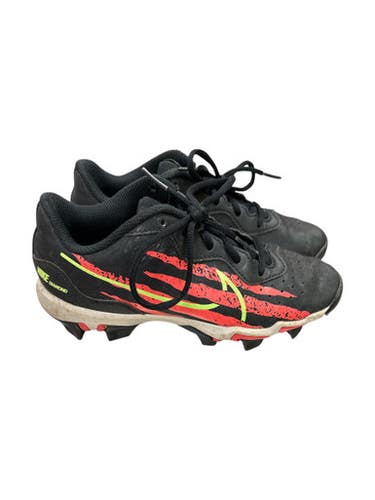 Used Nike DIAMOND DJ6525-001 BB/SB Cleats Black And Pink Junior 04 11862-S000090736