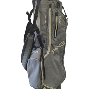 Used Ping HOOFER Womens Stand Bag Grey 11862-S000090670