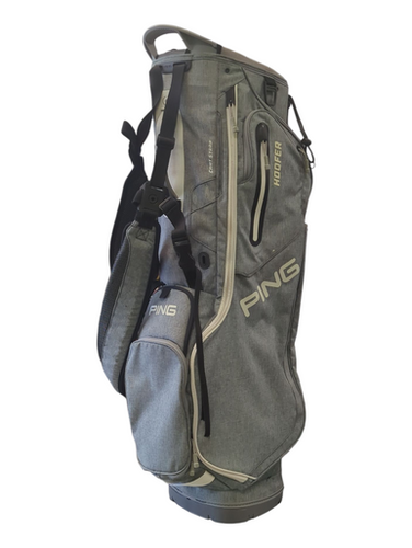Used Ping HOOFER Womens Stand Bag Grey 11862-S000090670