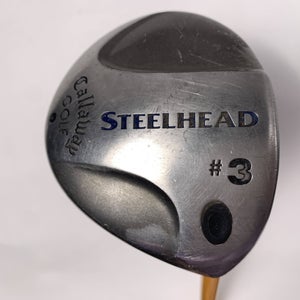Callaway Steelhead 3 Fairway Wood 15* ProForce 65 Gold Stiff Graphite Mens RH