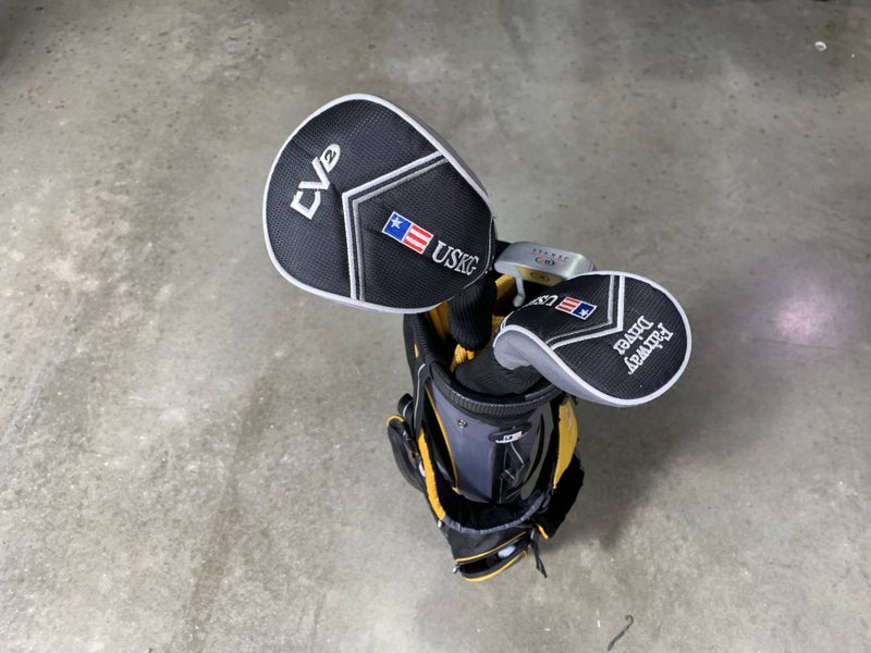 U.S Kids Golf WT-10u Club Set Driver 3W 4H 6 & 8 PW Putter 63"Junior RH H +Bag