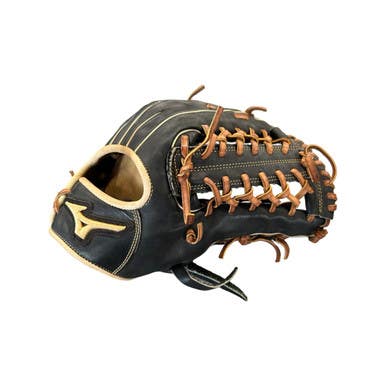 Used Mizuno PRO SELECT BB/SB Glove RH Throw Black 12 3/4" 10299-S000300565