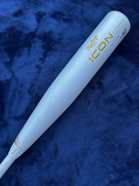 2024 Rawlings Icon Composite Bat USSSA Certified (-10) Composite 20 oz 30" (Used)
