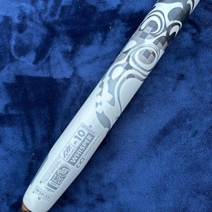 White 2023 DeMarini Whisper Composite Bat (-10) Composite 23 oz 33" (Used)
