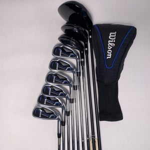 Wilson Tour Distance Club Set Driver 3W 4H 5 -PW Graphite & Steel Mens RH HC